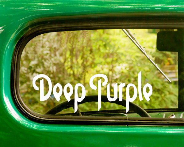 2 DEEP PURPLE Band Decal Stickers - The Sticker And Decal Mafia