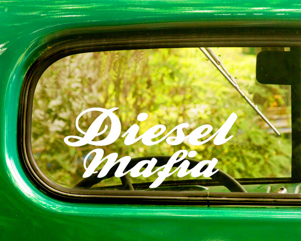 2 DIESEL MAFIA Car Decals Sticker - The Sticker And Decal Mafia