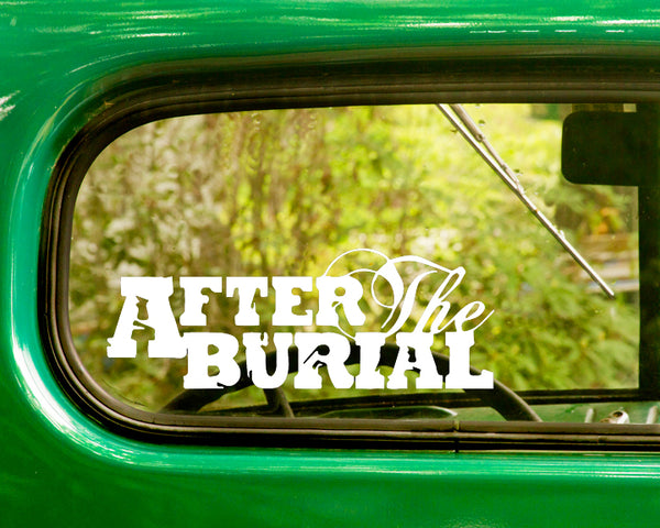 2 AFTER THE BURIAL Band Decal Sticker - The Sticker And Decal Mafia
