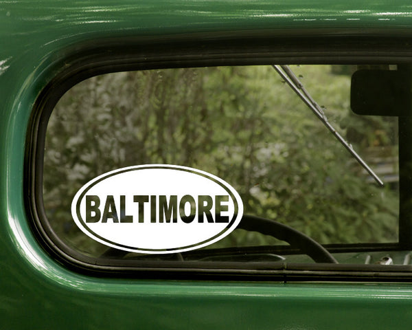 Baltimore Maryland Decal Sticker - The Sticker And Decal Mafia