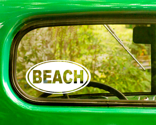 Beach Decal Sticker - The Sticker And Decal Mafia