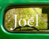 2 BILLY JOEL Band Decal Sticker - The Sticker And Decal Mafia