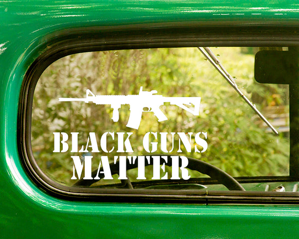 2 BLACK GUNS MATTER Decals Stickers - The Sticker And Decal Mafia