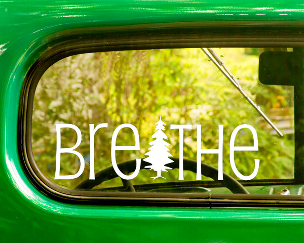 2 Breathe Nature Decal Stickers - The Sticker And Decal Mafia