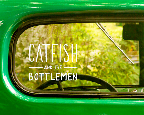 2 CATFISH AND THE BOTTLEMEN Band Decal Stickers - The Sticker And Decal Mafia