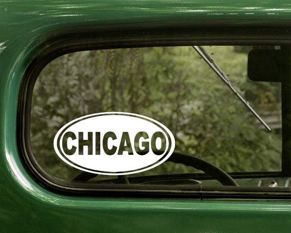 Chicago Illinois City Decal Sticker - The Sticker And Decal Mafia