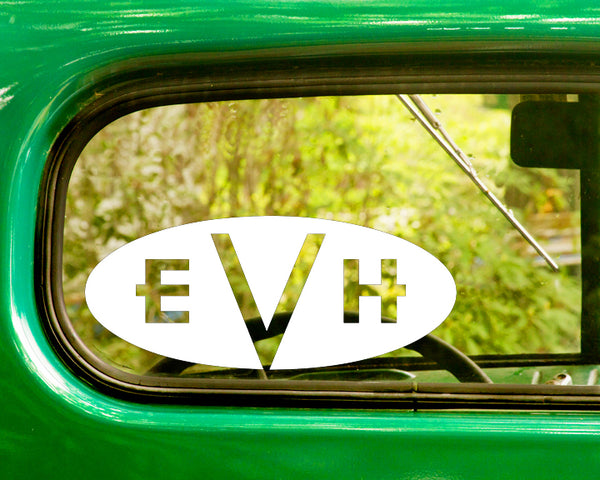 2 EVH EDDIE VAN HALEN Band Decal Stickers - The Sticker And Decal Mafia