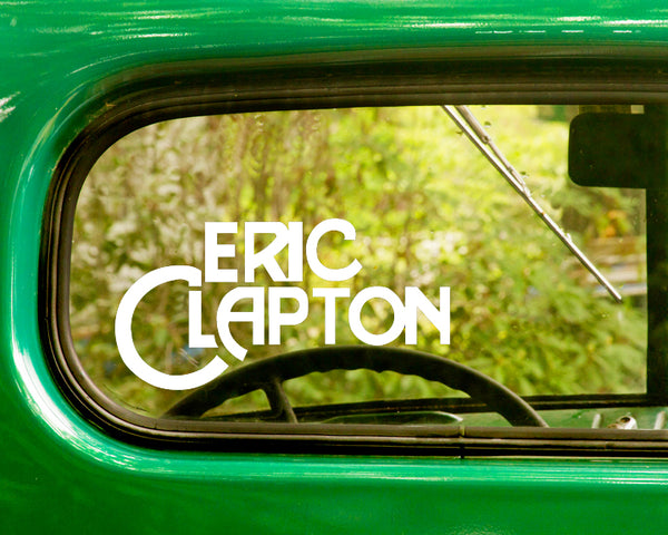 2 ERIC CLAPTON Band Decal Sticker - The Sticker And Decal Mafia