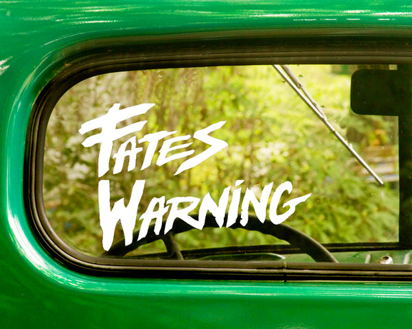 2 FATES WARNING Band Decal Sticker - The Sticker And Decal Mafia