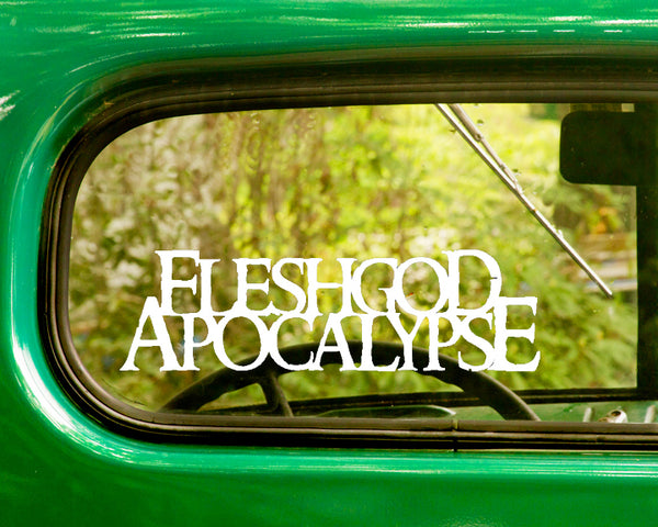2 FLESHGOD APOCALYPSE Band Decal Sticker - The Sticker And Decal Mafia