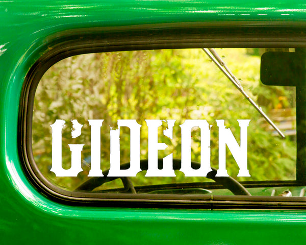 2 GIDEON Band Decals Stickers Bogo - The Sticker And Decal Mafia
