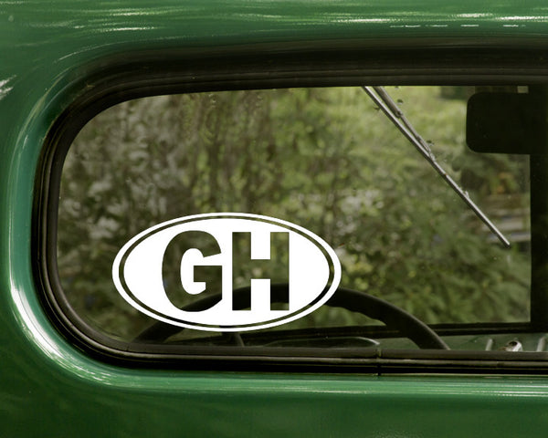 GH Gig Harbor Decal Sticker Washington - The Sticker And Decal Mafia