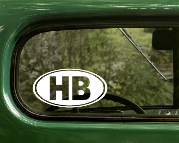 HB Huntington Beach Decal Sticker California - The Sticker And Decal Mafia