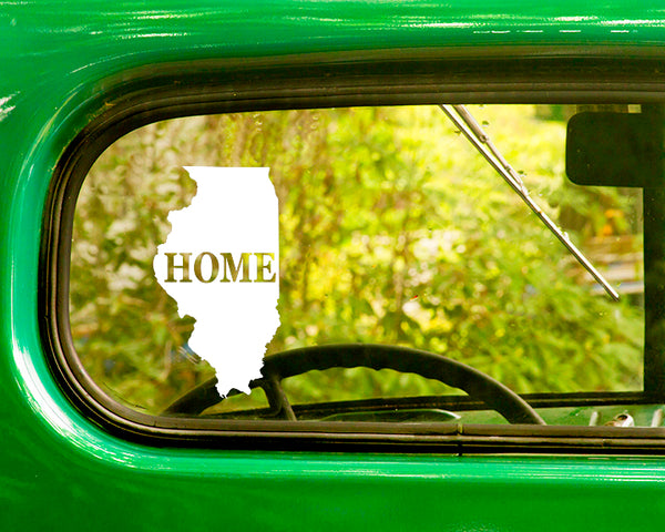 Illinois State Map Decal Sticker Home Pride - The Sticker And Decal Mafia