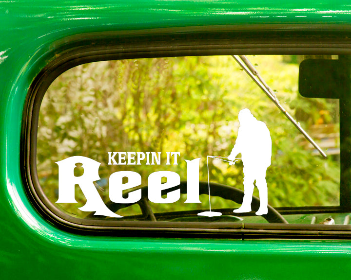 Keeping It Reel Ice Fishing Decal 2 Stickers Bogo The Sticker And