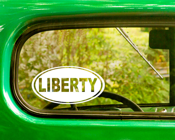 Liberty or Freedom Decal Sticker - The Sticker And Decal Mafia