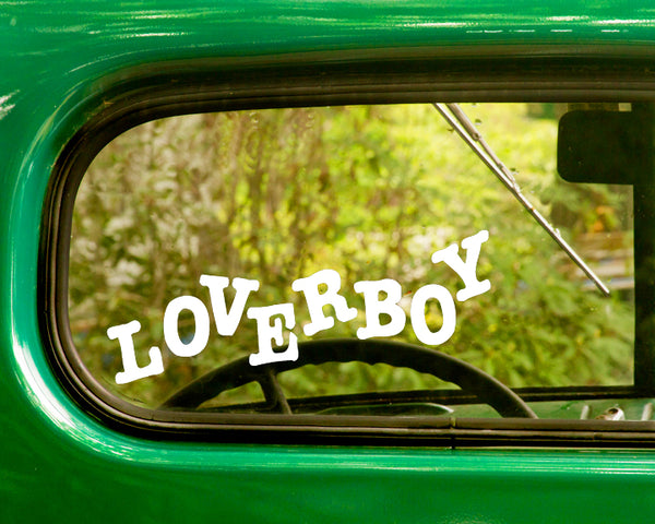 2 LOVERBOY Band Decal Sticker - The Sticker And Decal Mafia