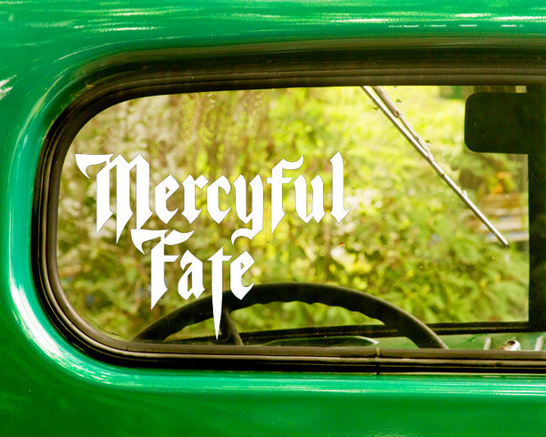 2 MERCYFUL FATE Band Decal Stickers - The Sticker And Decal Mafia