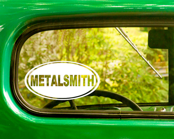 2 METALSMITH Decals Stickers - The Sticker And Decal Mafia