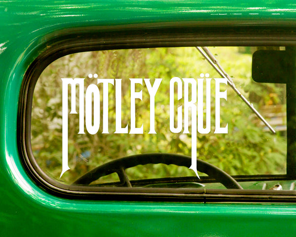 2 MOTLEY CRUE Band Decal Sticker - The Sticker And Decal Mafia