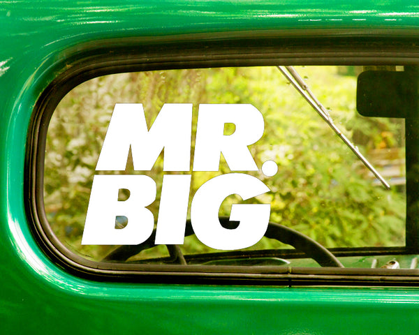 2 MR. BIG Band Decal Stickers - The Sticker And Decal Mafia