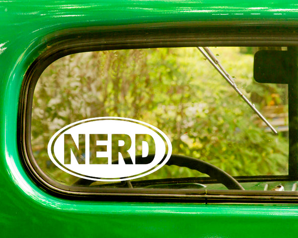 Nerd Funny Dork Decal Sticker - The Sticker And Decal Mafia
