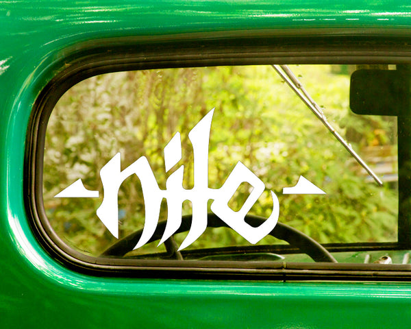 2 NILE Band Decals Stickers Bogo - The Sticker And Decal Mafia