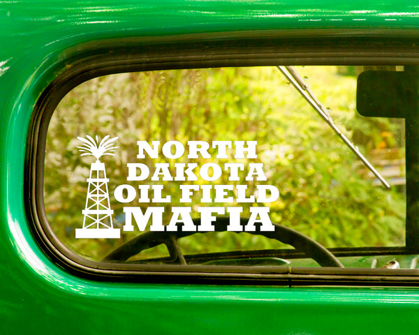 2 North Dakota Oil Field Mafia Decal Stickers - The Sticker And Decal Mafia