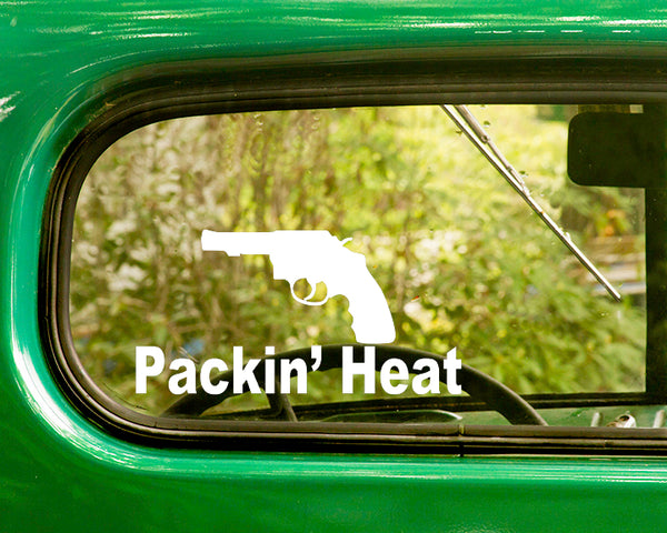 Packing Heat Handgun Decal Sticker - The Sticker And Decal Mafia