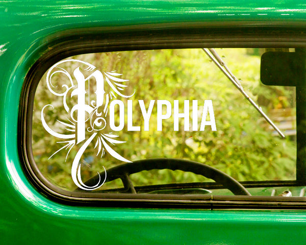 2 POLYPHIA Band Decal Stickers - The Sticker And Decal Mafia
