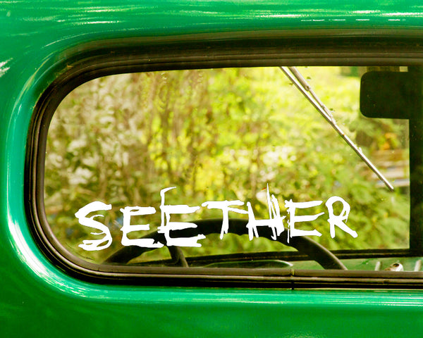 2 SEETHER Band Decal Stickers - The Sticker And Decal Mafia