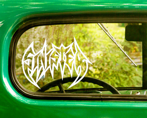 2 SINISTER Band Decal Stickers - The Sticker And Decal Mafia