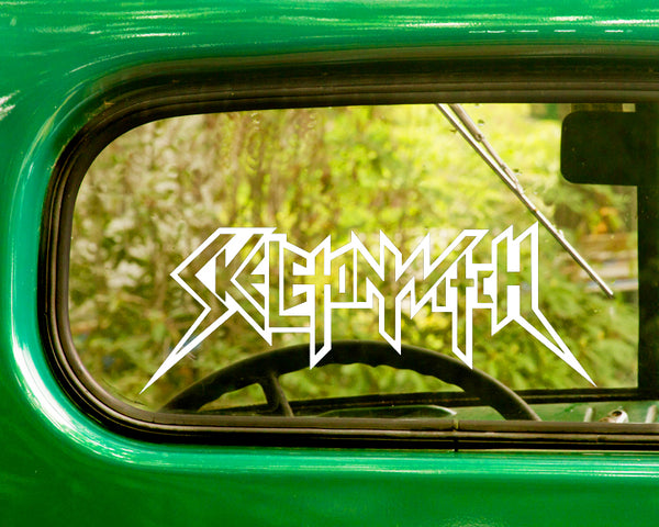 2 SKELETONWITCH Band Decal Stickers - The Sticker And Decal Mafia
