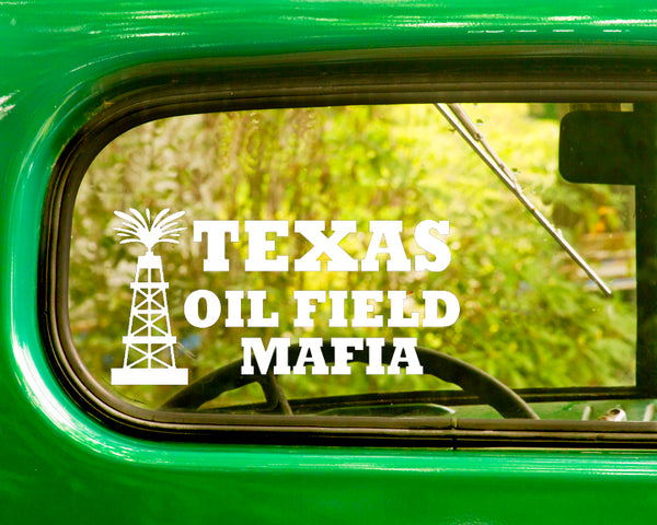 2 Texas Oil Field Mafia Decal Stickers - The Sticker And Decal Mafia