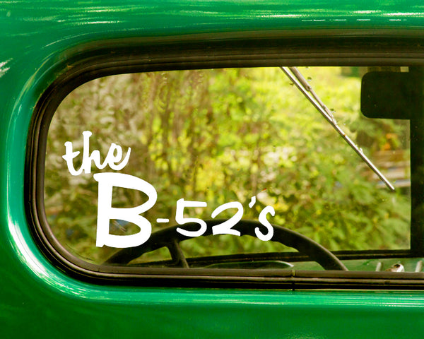 2 THE B-52's Band Decal Sticker - The Sticker And Decal Mafia