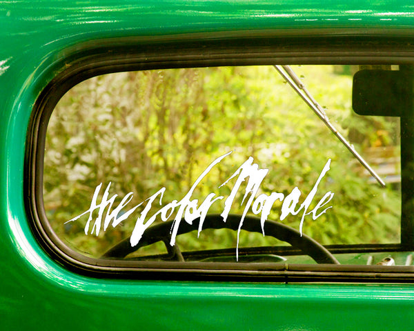 2 THE COLOR MORALE Band Decal Stickers - The Sticker And Decal Mafia