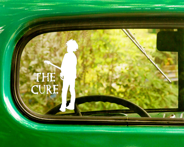 2 THE CURE Band Decal Stickers - The Sticker And Decal Mafia