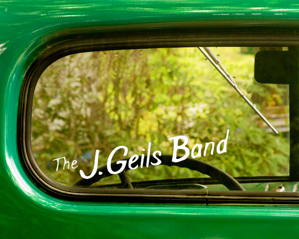 2 THE J. GEILS Band Decal Sticker - The Sticker And Decal Mafia