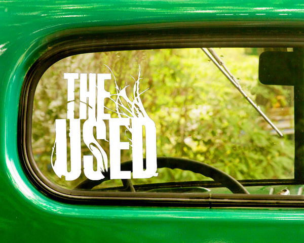 2 THE USED Band Decal Stickers - The Sticker And Decal Mafia