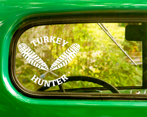 2 Turkey Hunter Decal Stickers - The Sticker And Decal Mafia