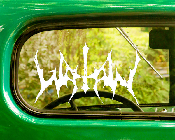 2 WATAIN Band Decal Stickers - The Sticker And Decal Mafia