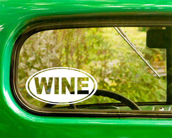 Wine Decal Sticker - The Sticker And Decal Mafia