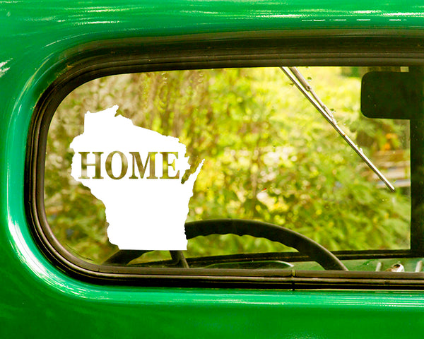 Wisconsin State Map Decal Sticker Home Pride - The Sticker And Decal Mafia