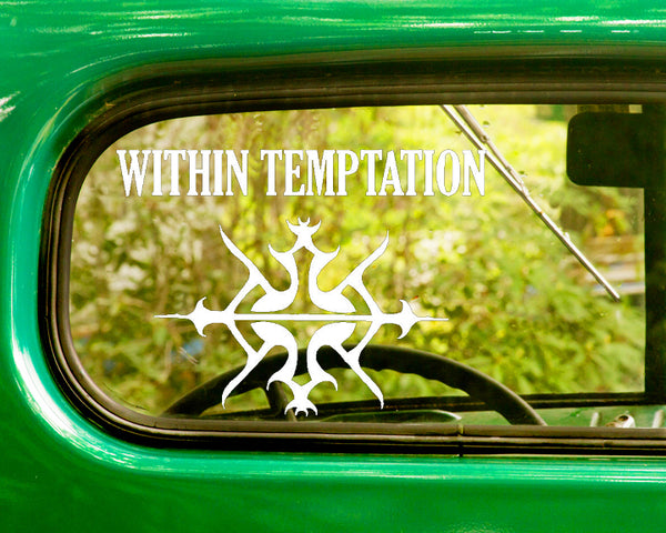 2 WITHIN TEMPTATION Band Decal Stickers - The Sticker And Decal Mafia