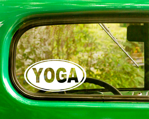 Yoga Decal Sticker - The Sticker And Decal Mafia
